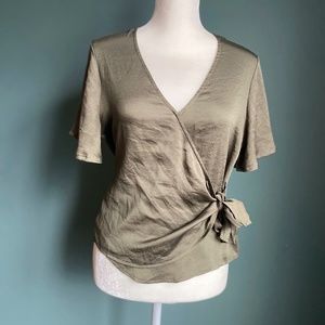 Express Green Blouse - Medium